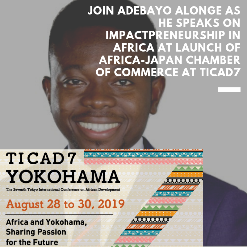 Adebayo Alonge speaks on Impactpreneurship at launch of Africa-Japan Chamber of Commerce at TICAD 7.
For Updates, Subscribe- https://adebayoalonge.com/
Share #adebayoalongeTICAD7